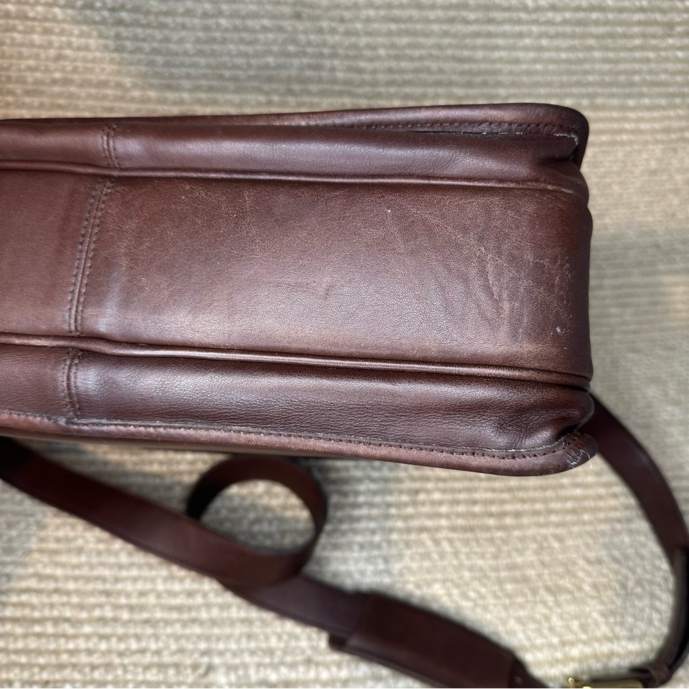 Coach Brown Leather Briefcase - Picture 9 of 16